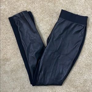 Gap Faux Leather Front Legging Small